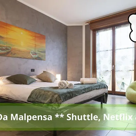 Apartment * * 11' From Malpensa* * Shuttle, Netflix & Wi-fi